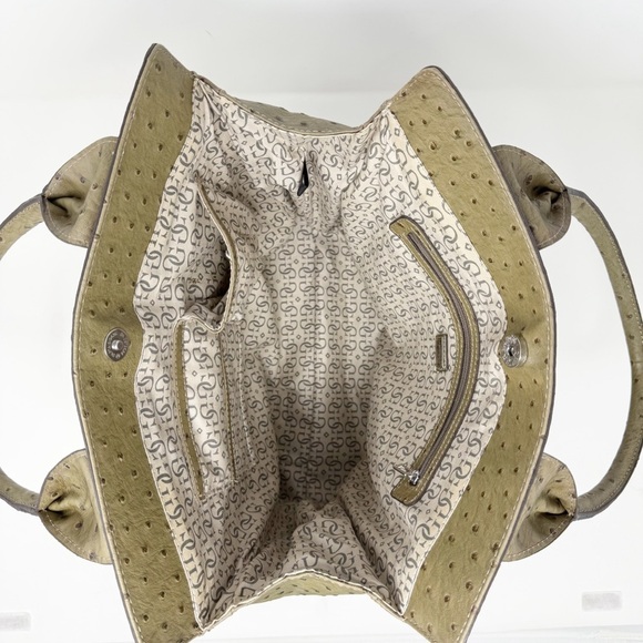 Guess Olive Green and Brown Tote Bag - Picture 10 of 15